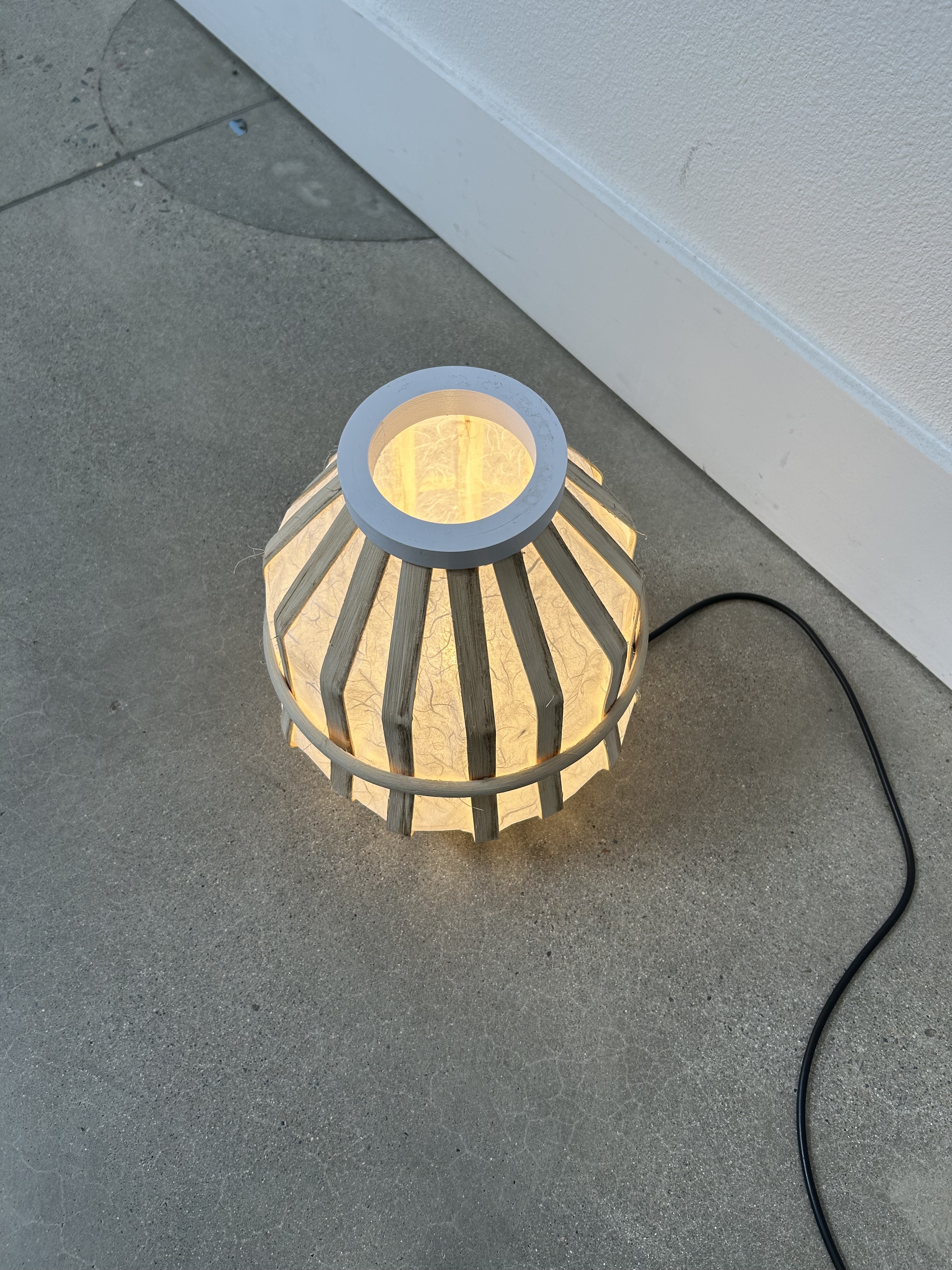Lamp in use